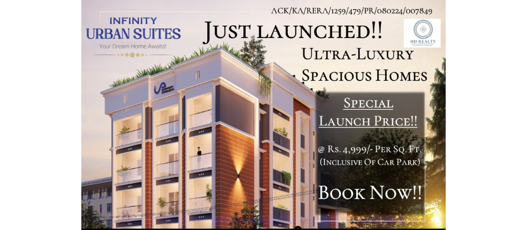 Infinity Urban suites – Ultra-luxurious apartments