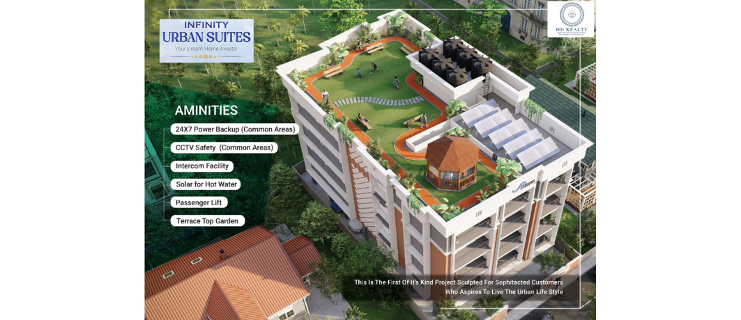 Infinity-Urban suites ameneties